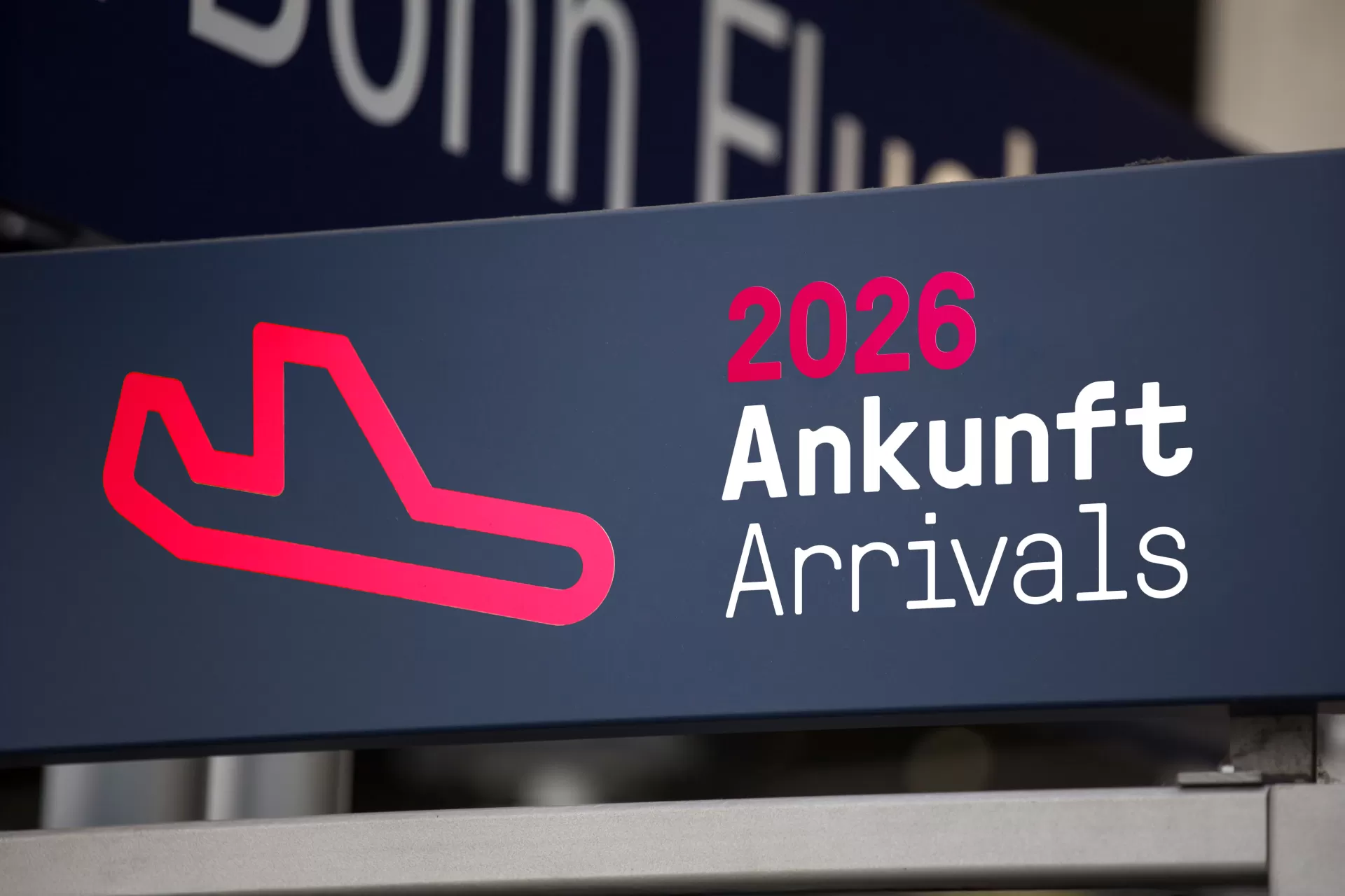 Ankunft / Arrivals 2026 Sign