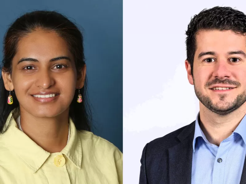 Pooja Rani und David Finken