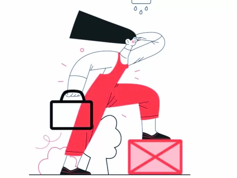 Person sucht Herausforderung