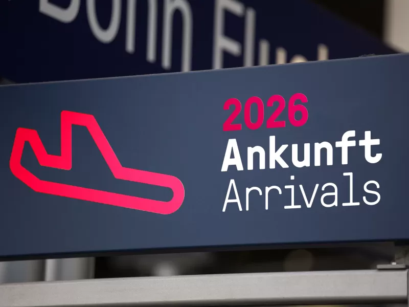 Six high-profile international appointments from the US, the UK, France and Switzerland Ankunft / Arrivals 2026 Sign